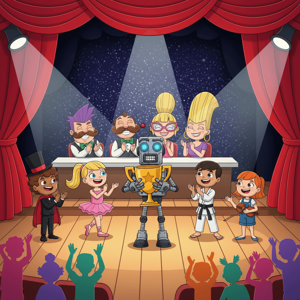The Robot's Talent Show Tumble